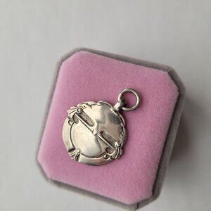 Antique Sterling Pendant Watch Fob 1924 Birmingham England